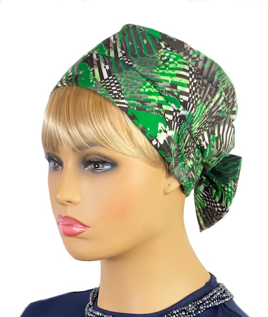 Jungle green – Scarves with bangs